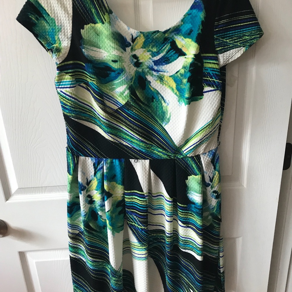Vibrant colored dress